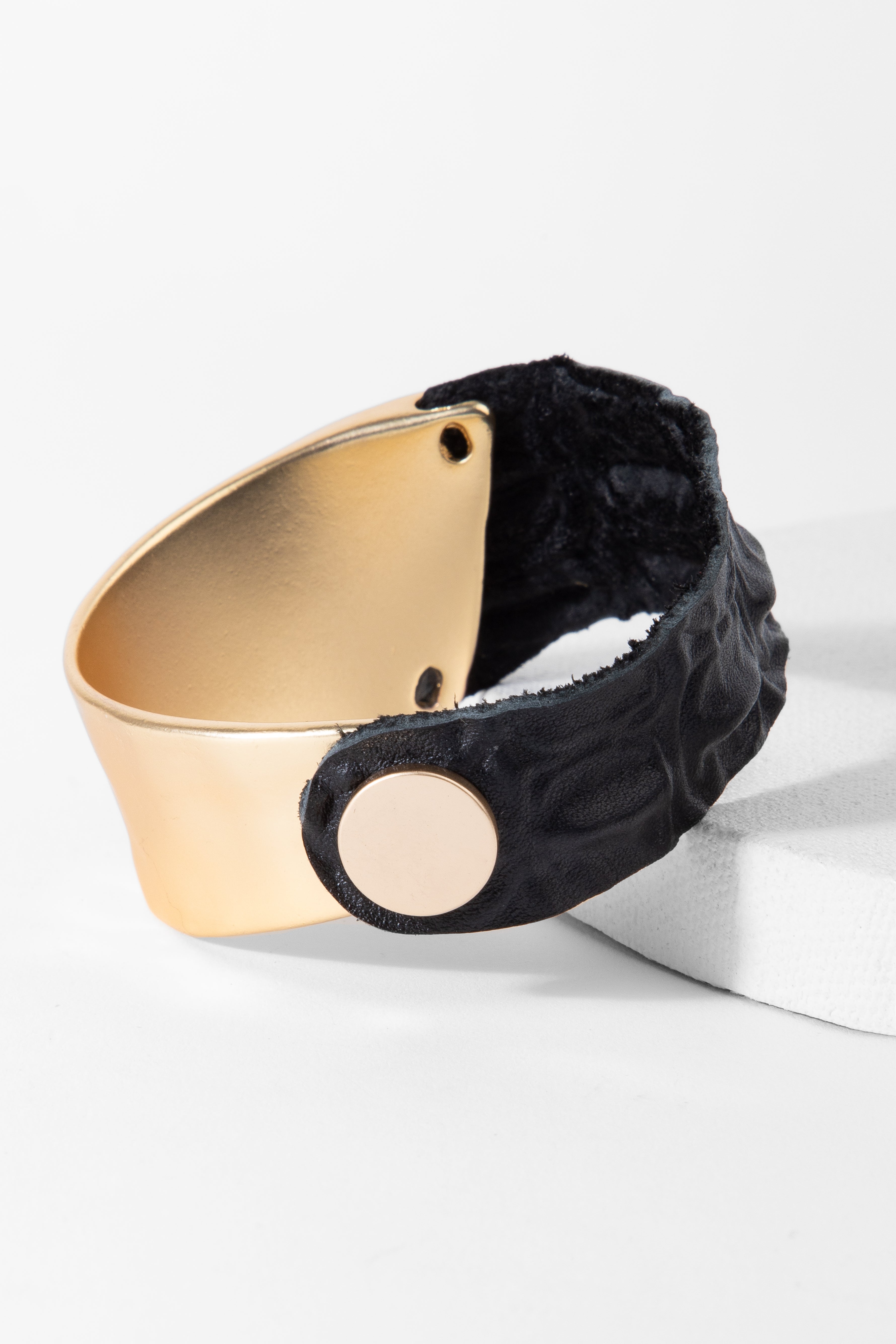 Wild Ways Stainless Steel Leather Bracelet for Men - Adjustable Biker Cuff with Engraved Design - Perfect for Motorcycle Riders & Outdoor Adventures