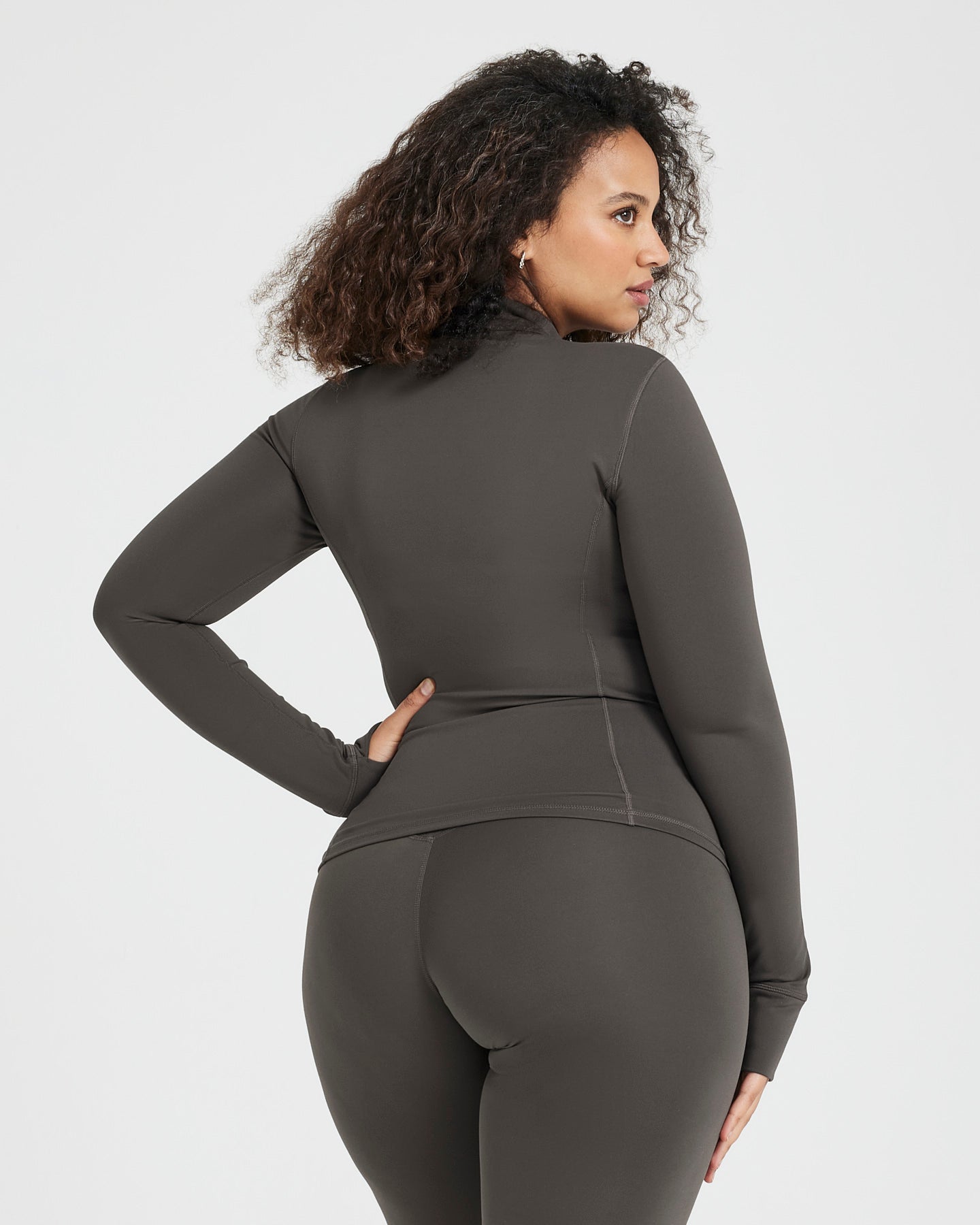Timeless Classic Women's Jacket in Deep Taupe | Stylish & Versatile Outerwear for Fall & Winter | Perfect for Work, Travel & Casual Outings