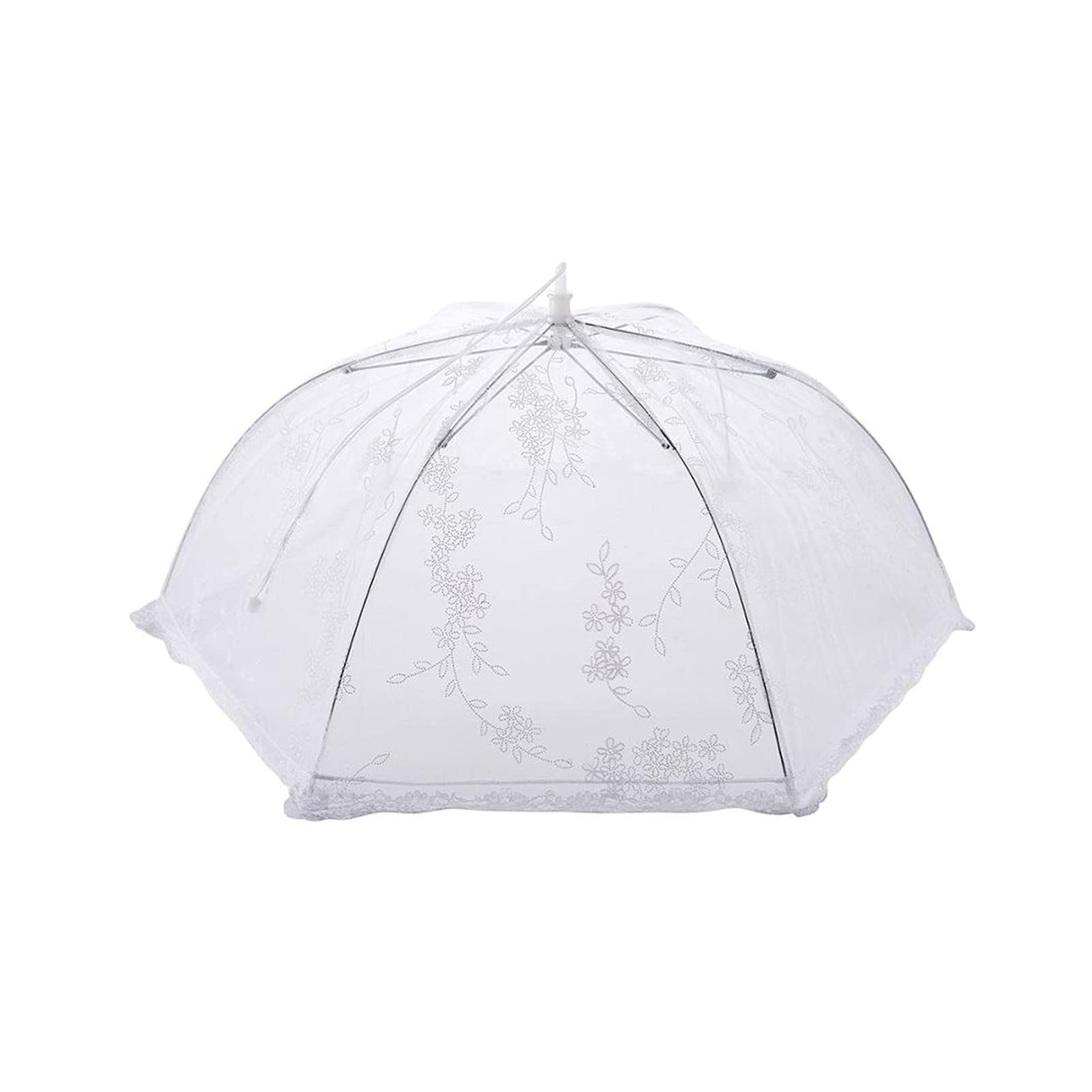 Foldable Food Cover Umbrella - Mesh Screen Protector for Outdoor Dining, Picnics & BBQs - Anti-Fly Mosquito Net Tent for Dishes - Practical Kitchen Tool (Color: Blue)
