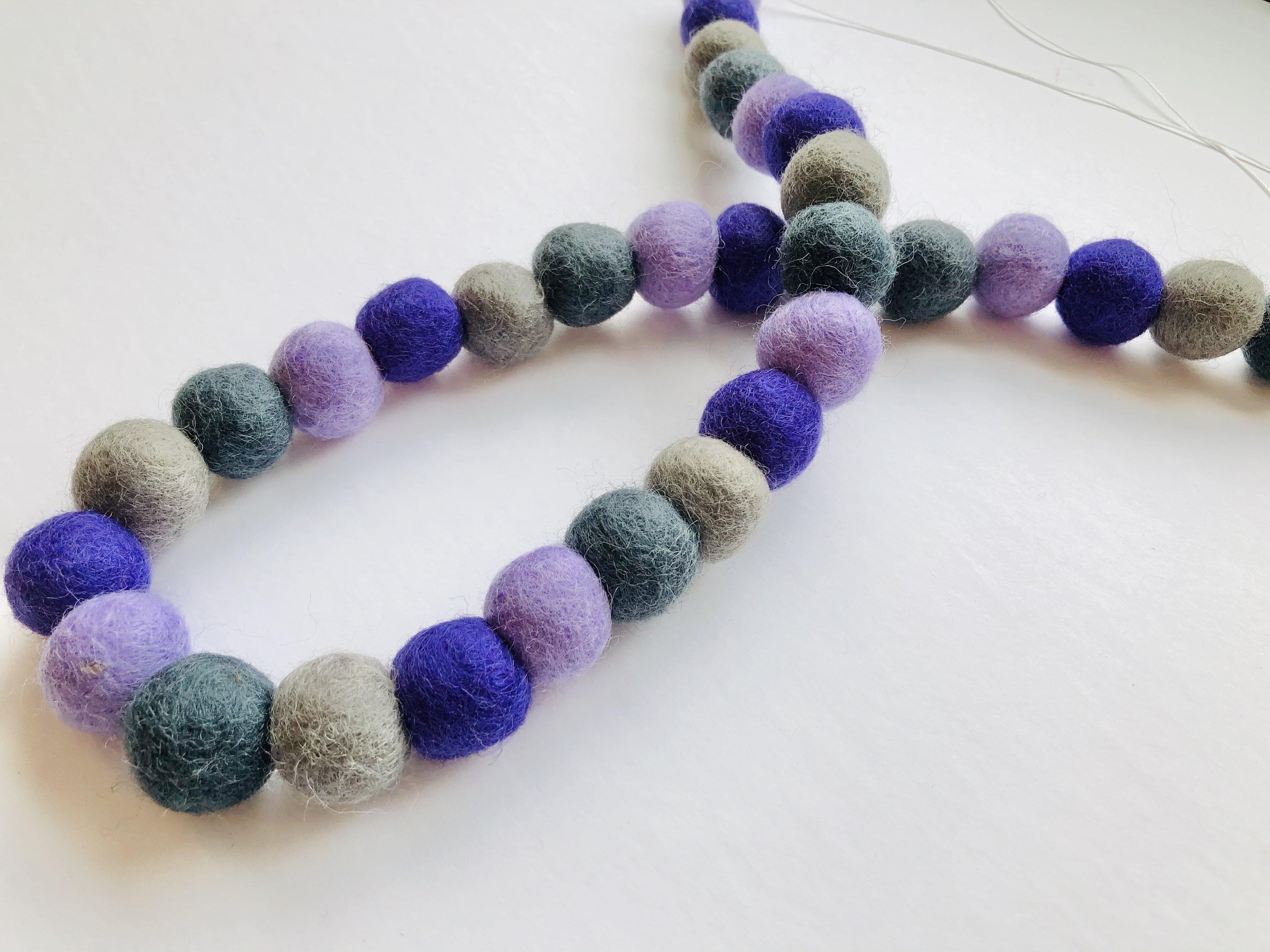 Elegant Grey & Purple Garland Decor - Perfect for Weddings, Parties, and Home Decor