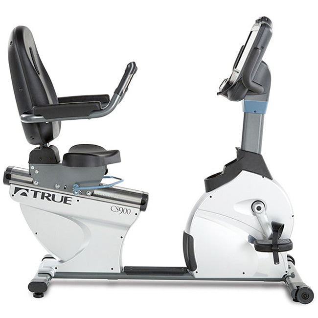 TRUE Fitness CS900 Recumbent Exercise Bike for Home Gym - Low Impact Cardio Workout for Seniors & Rehabilitation