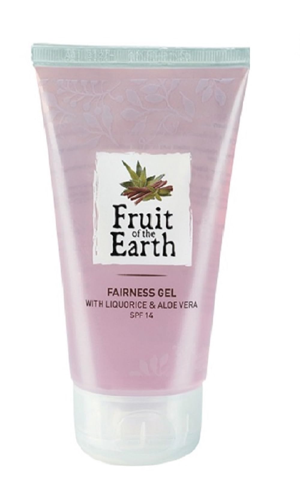 Fruit of the Earth Fairness Gel with Licorice & Aloe Vera - SPF 14 Sun Protection, 100ml - Brightening & Hydrating Face Gel for Daily Skincare Routine, Travel & Outdoor Activities