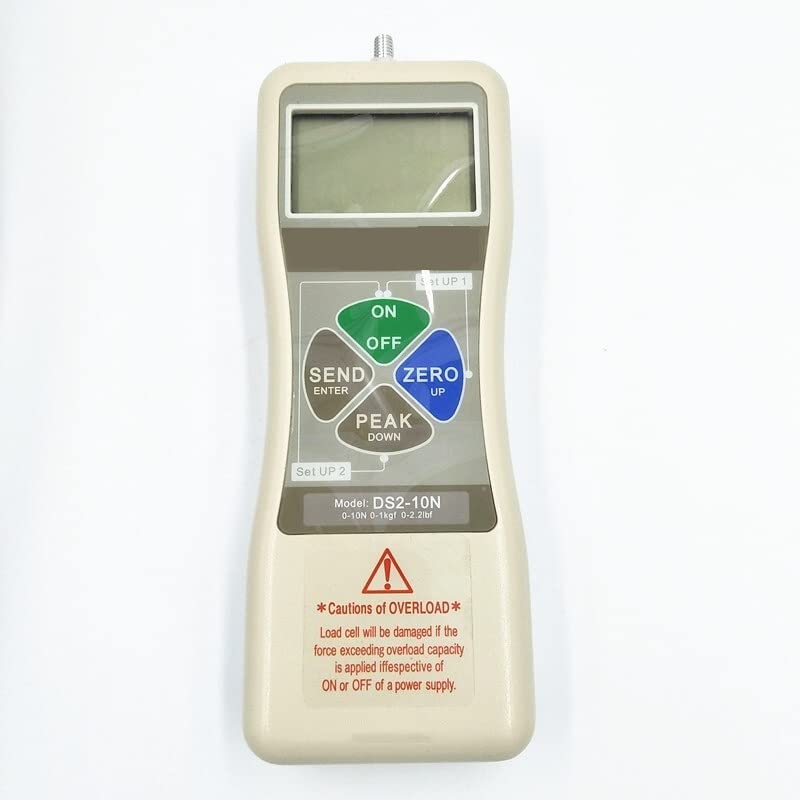 Digital Force Gauge 1000N - High Precision Portable Handheld Push Pull Tester with Computer Output | Force Measurement Tool for Industrial Testing, Quality Control & Material Research | DS2-1000N Model