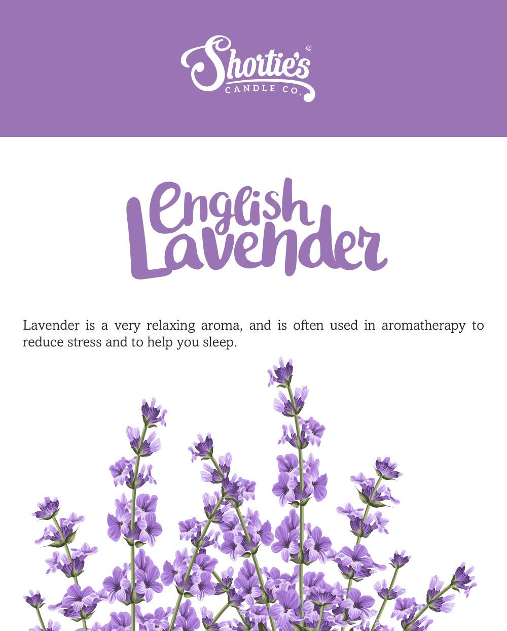 Pure English Lavender Soy Votive Candles - Essential Oil Scented Natural Wax Candles (6-Pack) - Floral Home Decor for Relaxation, Spa & Aromatherapy