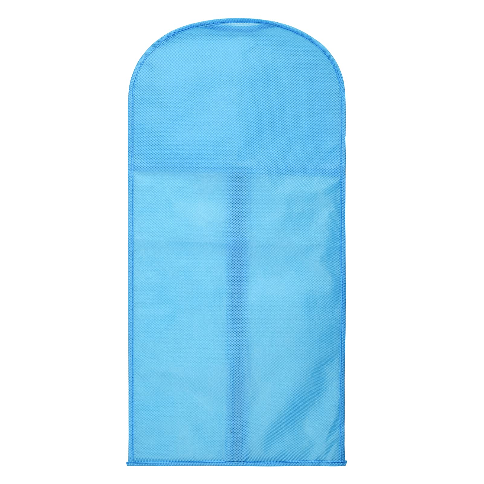5-Piece Professional Wig Storage Bag Set with Wooden Hangers - Dust-Proof Organizer for Hair Extensions & Synthetic Wigs - Perfect for Salon, Travel & Home Wig Care (5 Blue Bags + 5 Black Hangers)