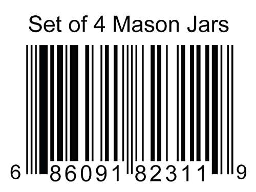 4-Pack 24oz Mason Jar Mugs with Glass Handles - Rustic Drinking Glasses for Iced Coffee, Lemonade & Smoothies - Perfect for Home, Parties & Outdoor Gatherings