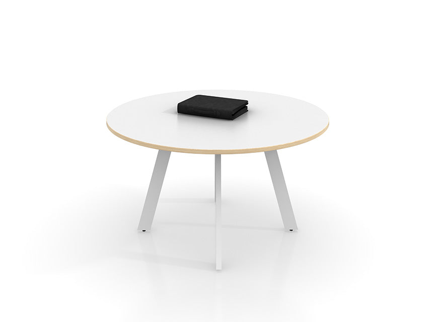 GEN X Round Meeting Table - Modern Office Conference Table for Collaborative Workspaces | Perfect for Team Meetings, Brainstorming & Office Decor