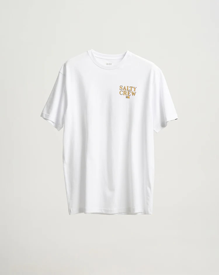 Salty Crew Fish On Standard Tee - Comfortable Men's Fishing T-Shirt for Outdoor Activities & Casual Wear