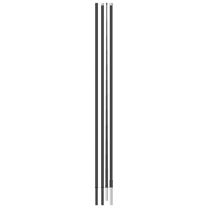 15.5' Tall Feather Flag Hardware Kit - Heavy Duty Flag Pole Set with Ground Stakes & Carrying Bag - Perfect for Outdoor Events, Sports Games, and Business Advertising