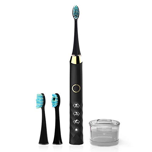 S1 Sonic Smart Electric Toothbrush - 3 Brush Modes, Teeth Whitening, USB Rechargeable, IPX7 Waterproof, Diamond Clean Technology with 3 Replaceable Brush Heads - Perfect for Travel, Home & Daily Oral Care