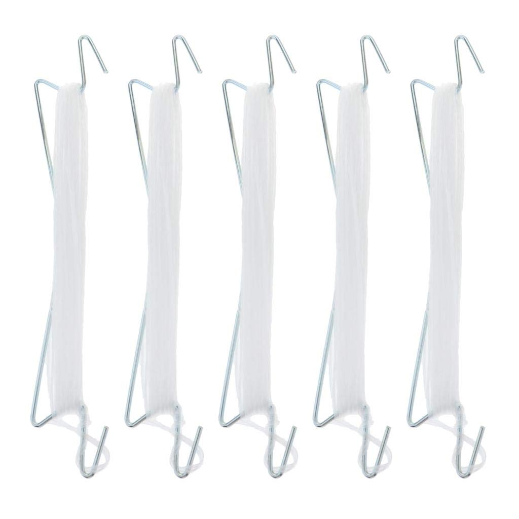 30Pcs Tomato Clips with Twine - Garden Plant Support Hooks for Vine Plants