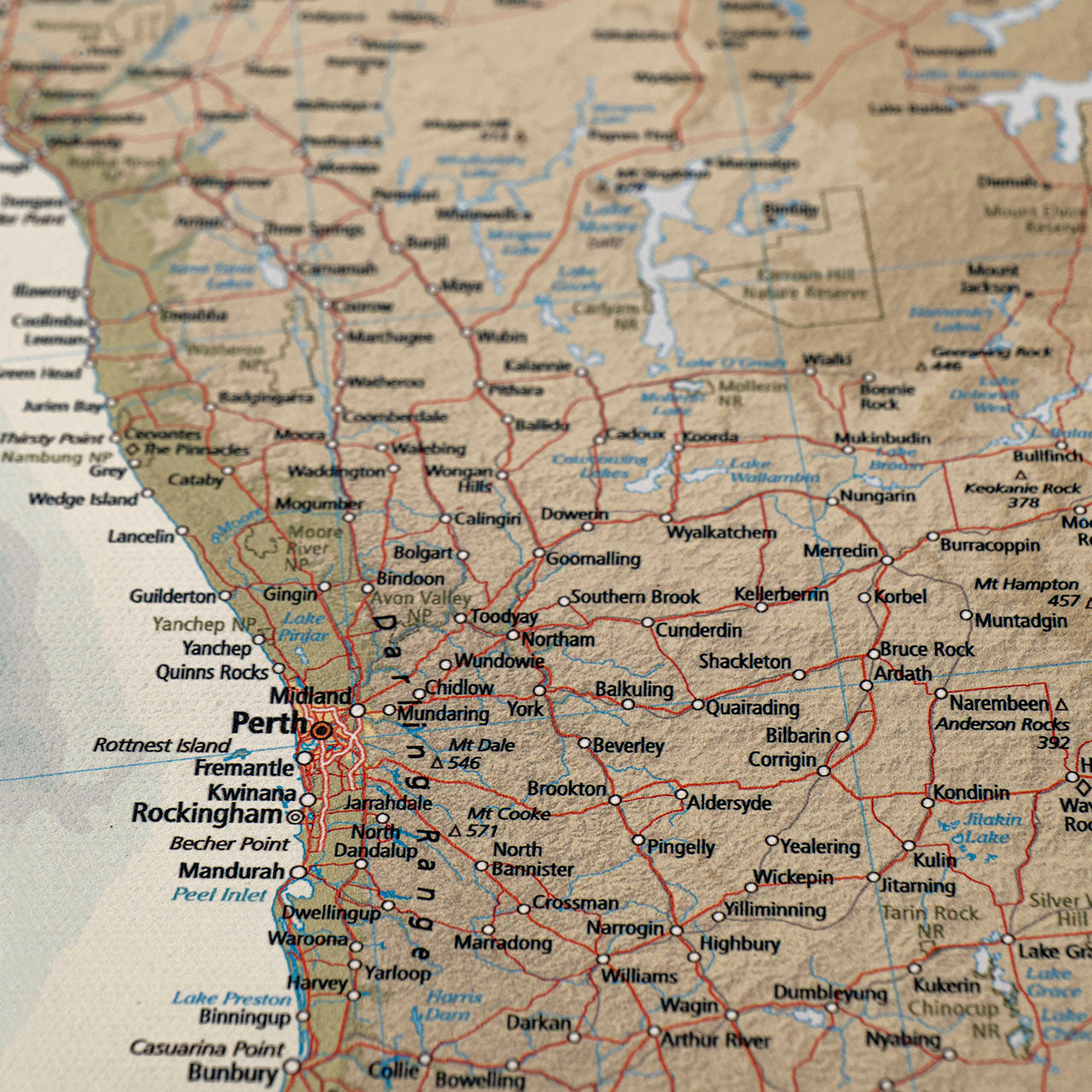 Australia Wall Map - Large Detailed Poster for Home, Office & Classroom Decor - Perfect for Travel Planning & Geography Learning