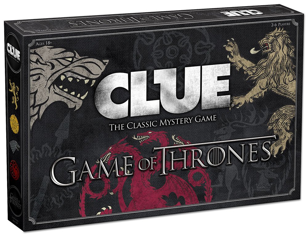 USAopoly Clue Game of Thrones Board Game - Official HBO Merchandise | Strategy Mystery Game Inspired by the Hit TV Show | Perfect for Game Nights & GOT Fans
