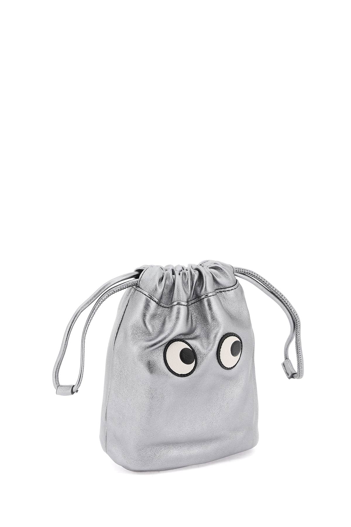 Anya Hindmarch Eyes Drawstring Pouch - Trendy Cosmetic Bag for Makeup & Travel Essentials | Perfect for Gym, Beach & Everyday Use