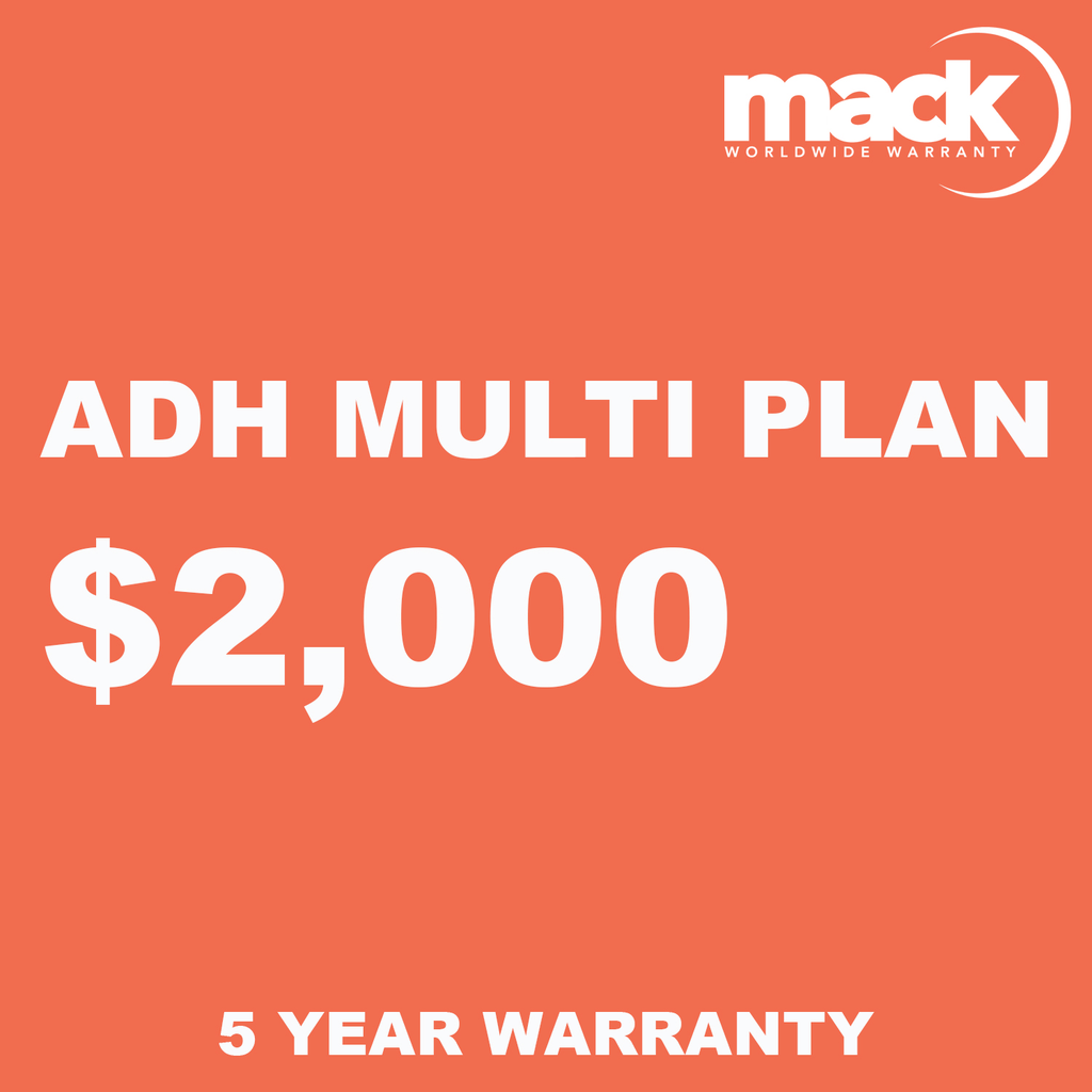 MACK 5-Year ADH Multi Plan Warranty for Electronics Under $2000 - Protect Your Laptop, Tablet & Smartphone | Extended Coverage for Accidental Damage & Hardware Failure