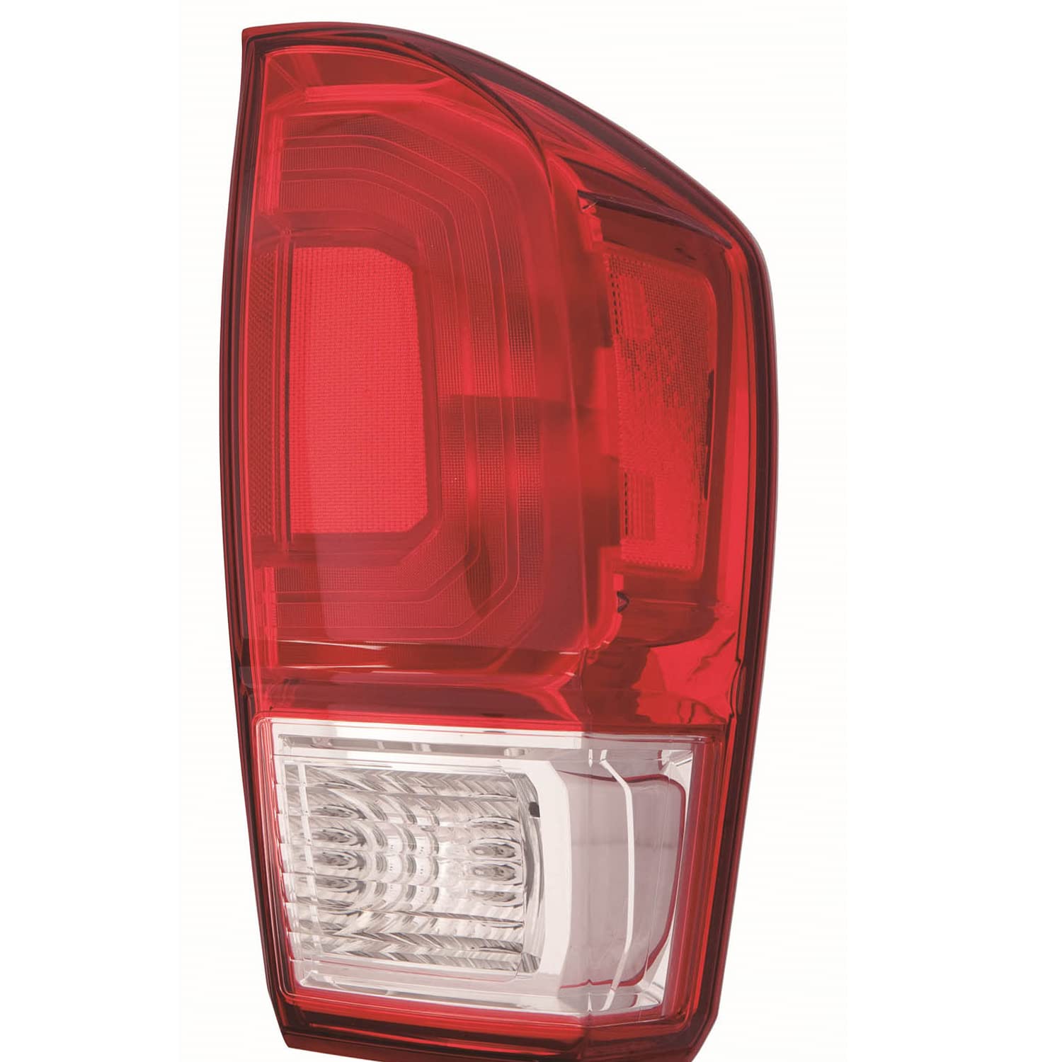 CRSHL11864 Replacement Red Passenger Side Tail Light Assembly with Red Bezel - Compatible with Various Car Models | Perfect for Night Driving & Enhanced Vehicle Safety