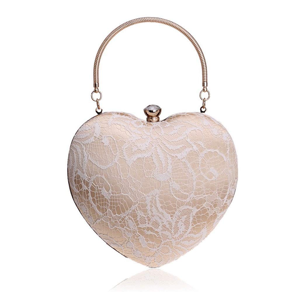 Elegant Floral Lace Evening Clutch Purse for Women - White Wedding Prom Handbag | Perfect for Formal Events, Parties & Special Occasions