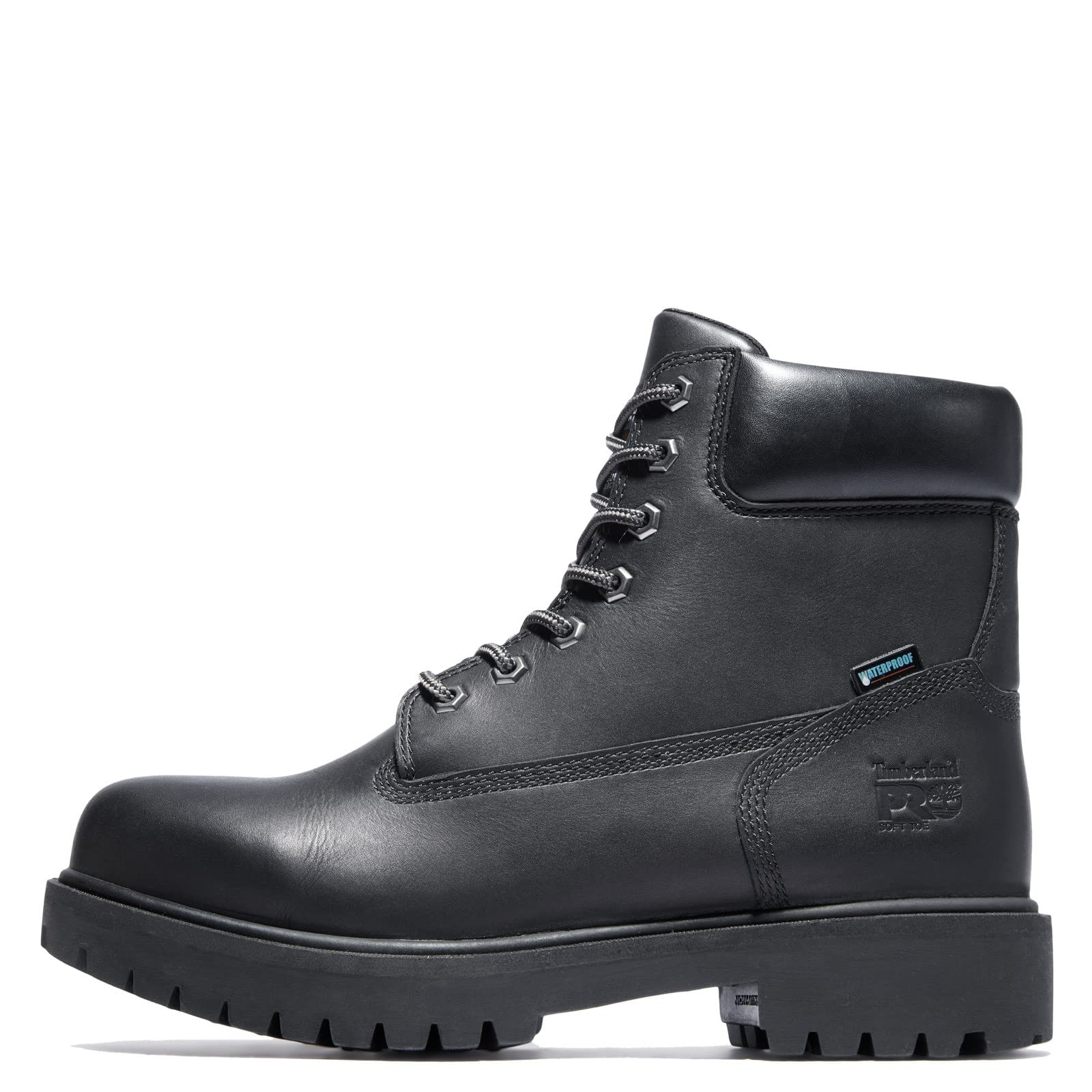 Timberland PRO Men's 6-Inch Steel Toe Waterproof Work Boots - Insulated Safety Shoes for Construction, Hiking & Outdoor Work