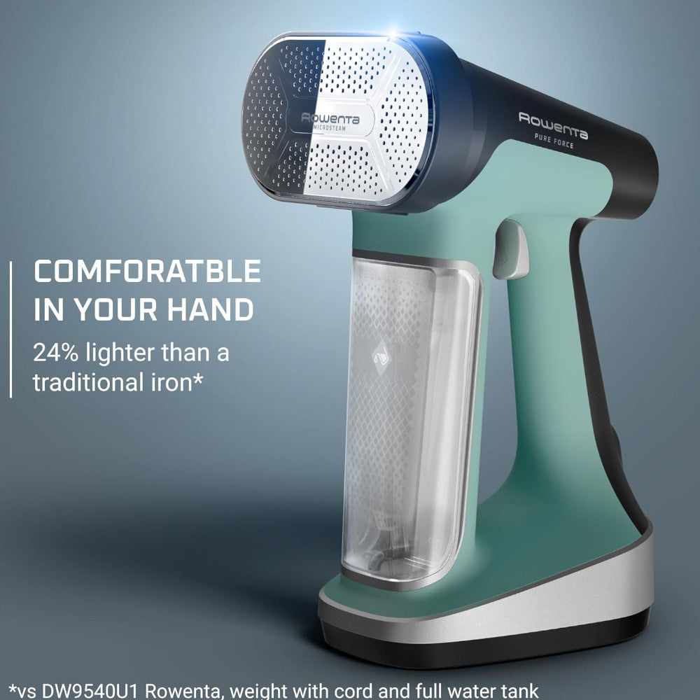 ROWENTA DR8820U1 Pure Force 2-in-1 Steamer and Iron - Powerful Garment Care for Wrinkles & Stubborn Creases | Home & Professional Use | Blemished Packaging with Full Warranty | Perfect for Clothes, Curtains & Upholstery