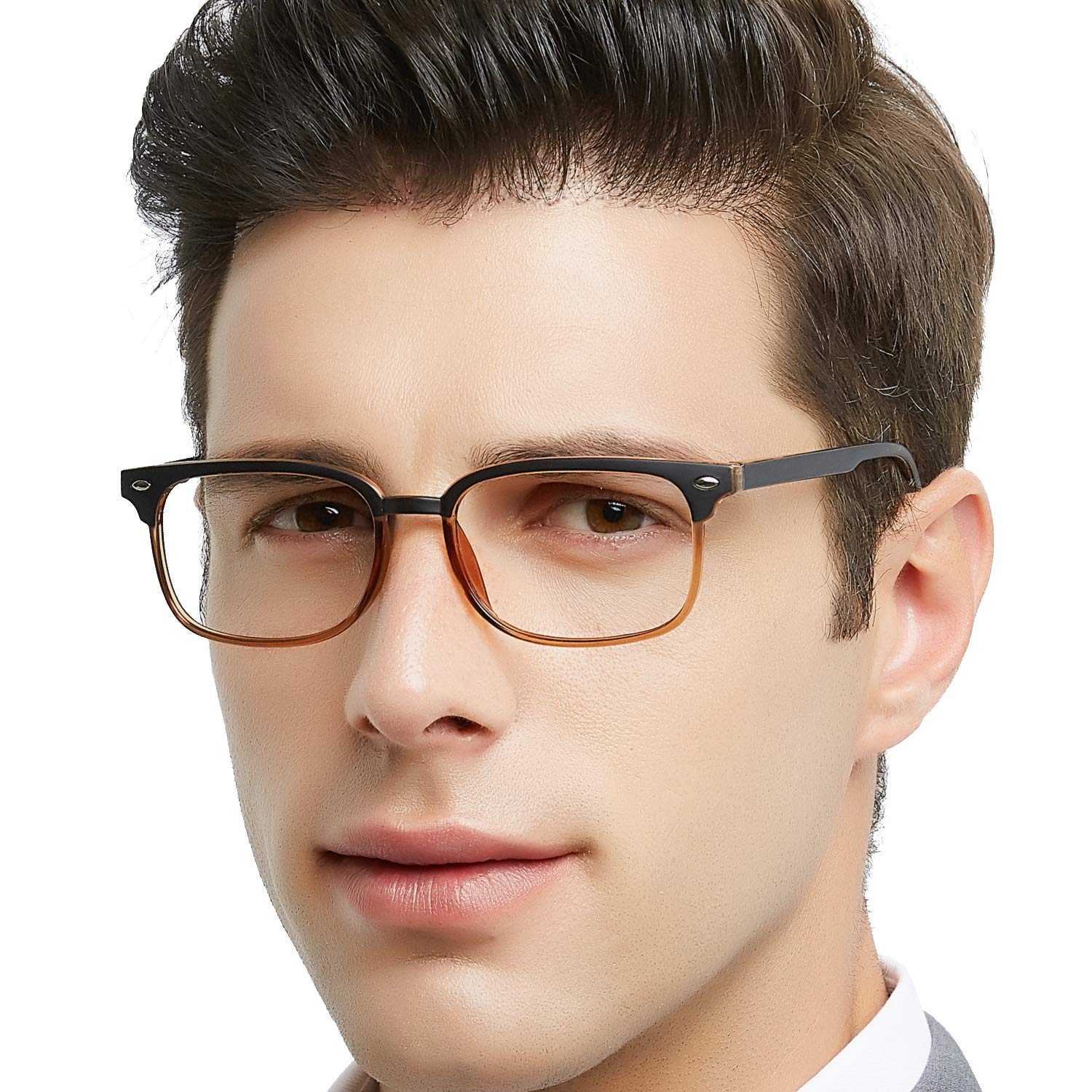 OCCI CHIARI Fashion Reading Glasses for Women & Men - Lightweight Eyeglass Frames with Spring Hinges - Perfect for Reading, Working, and Computer Use