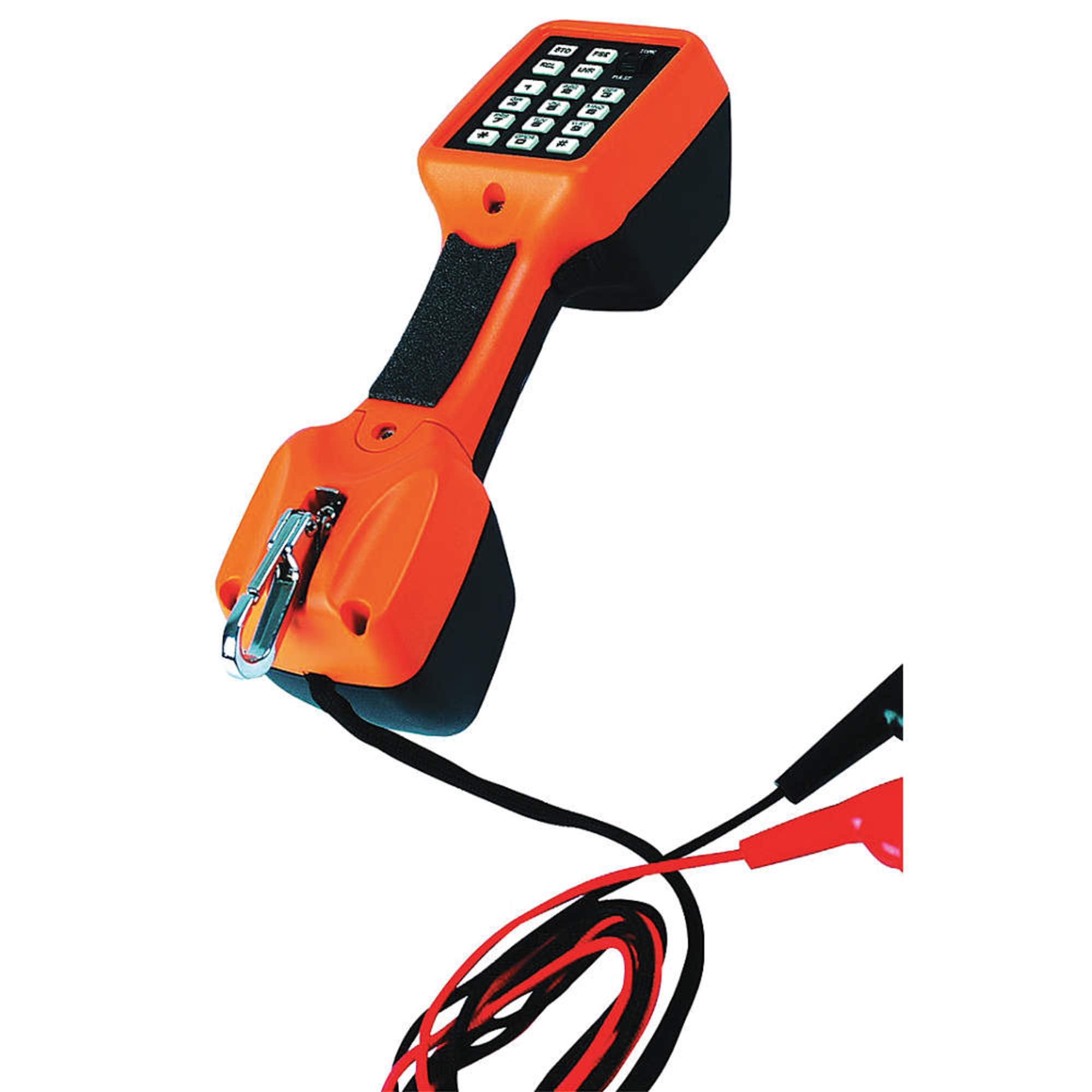 Professional Pro'sKit 400-042 Telephone Lineman's Butt Set - Multi-Function Test Tool for Telecom Technicians - Ideal for Phone Line Testing, Network Troubleshooting & Cable Installation