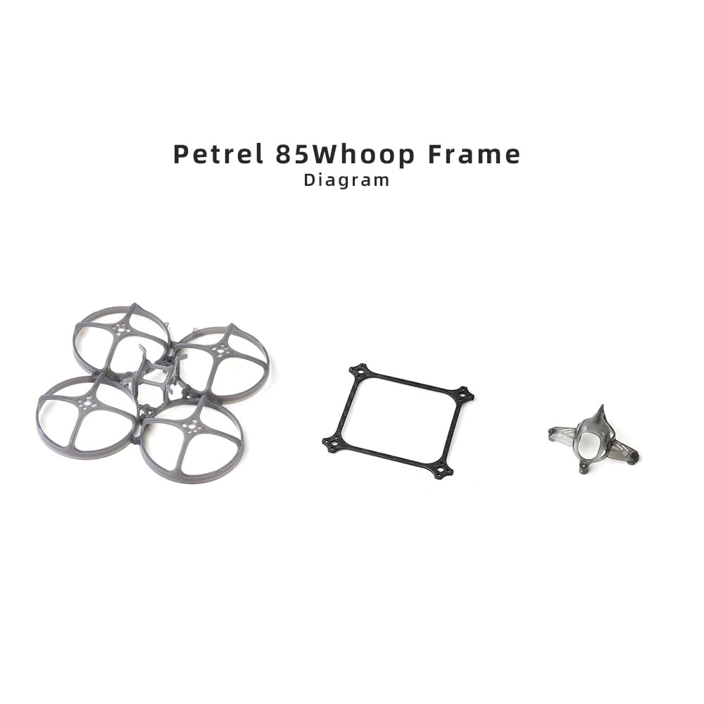 HGLRC Petrel 85Whoop FPV Racing Drone Kit with Headset - Ultra-Light Indoor Frame for Beginners | Perfect for FPV Racing, Freestyle Flying & Indoor Drone Practice
