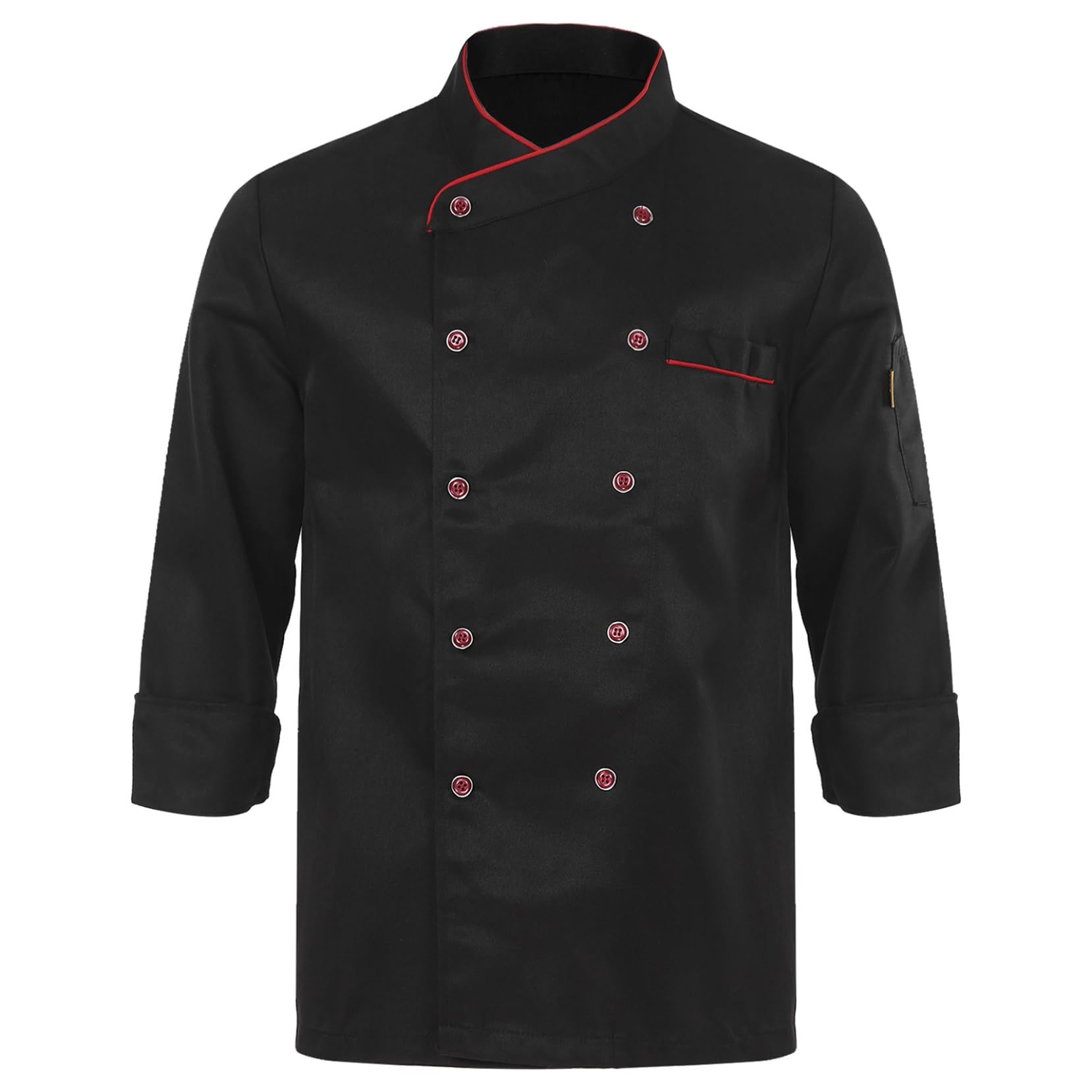 Unisex Short Sleeve Chef Coat - Professional Kitchen Cooking Jacket for Men & Women - Restaurant Uniform for Chefs, Bakers & Culinary Students