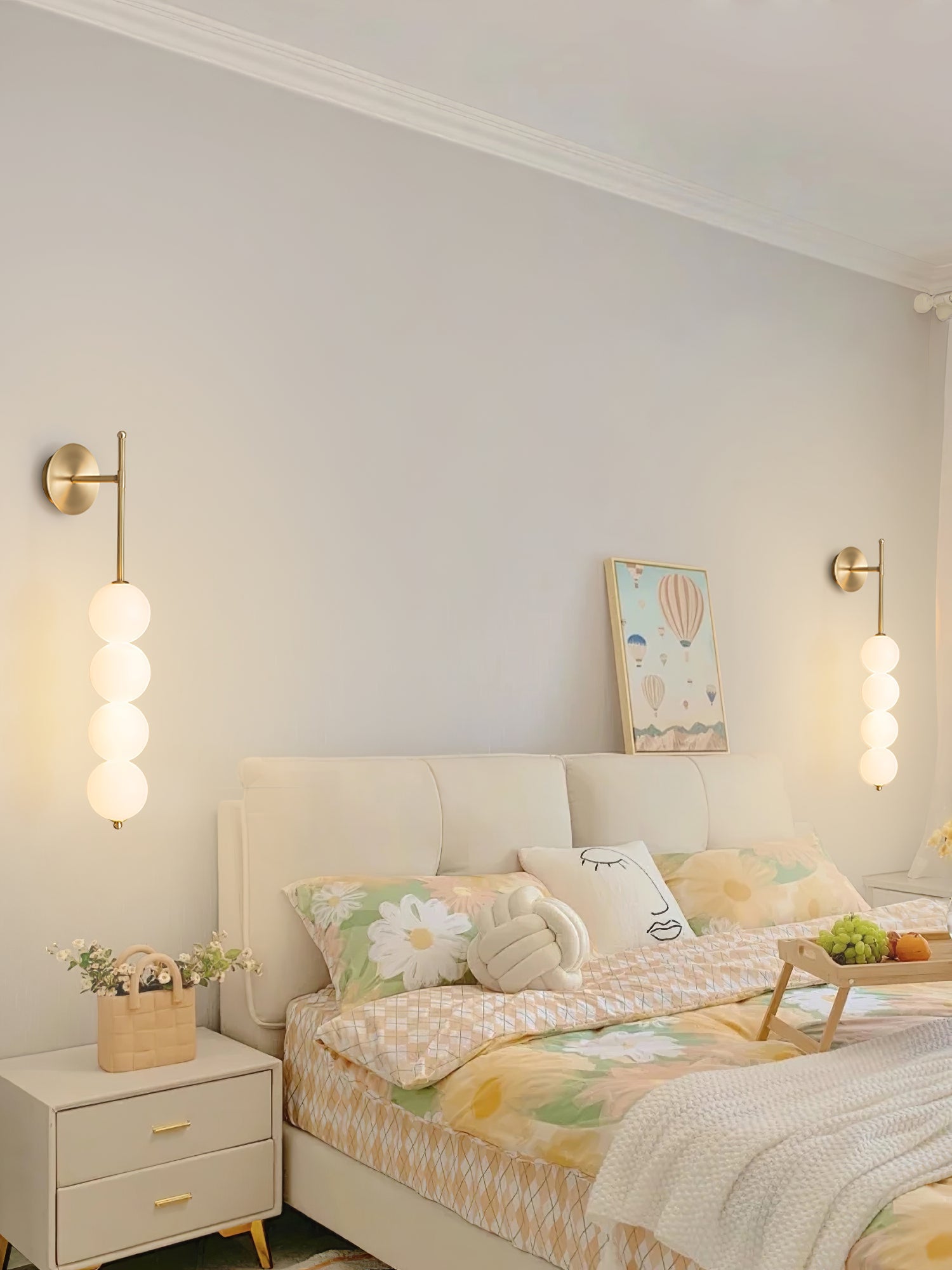 Candied Haws Wall Lamp - Decorative Chinese Hawthorn Candy Light for Bedroom, Living Room, and Nursery Decor