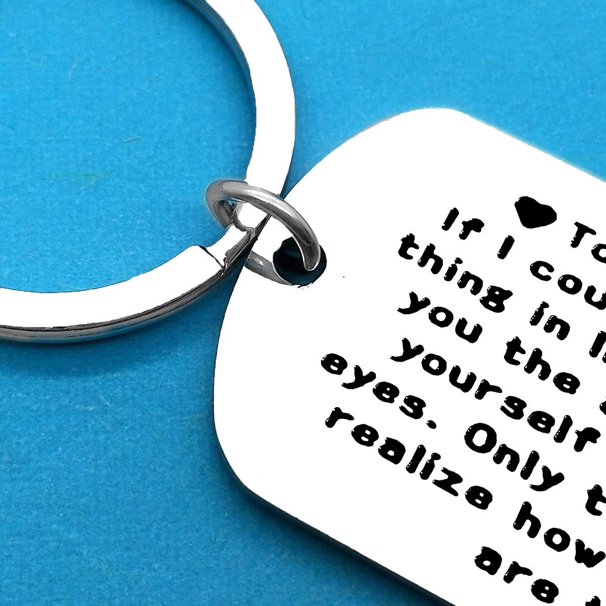 Personalized Nephew Keychain - Thoughtful Christmas, Birthday, Graduation & Wedding Gift for Nephew - Inspirational Present from Aunt & Uncle - Perfect for Father's Day, Special Occasions & Daily Carry