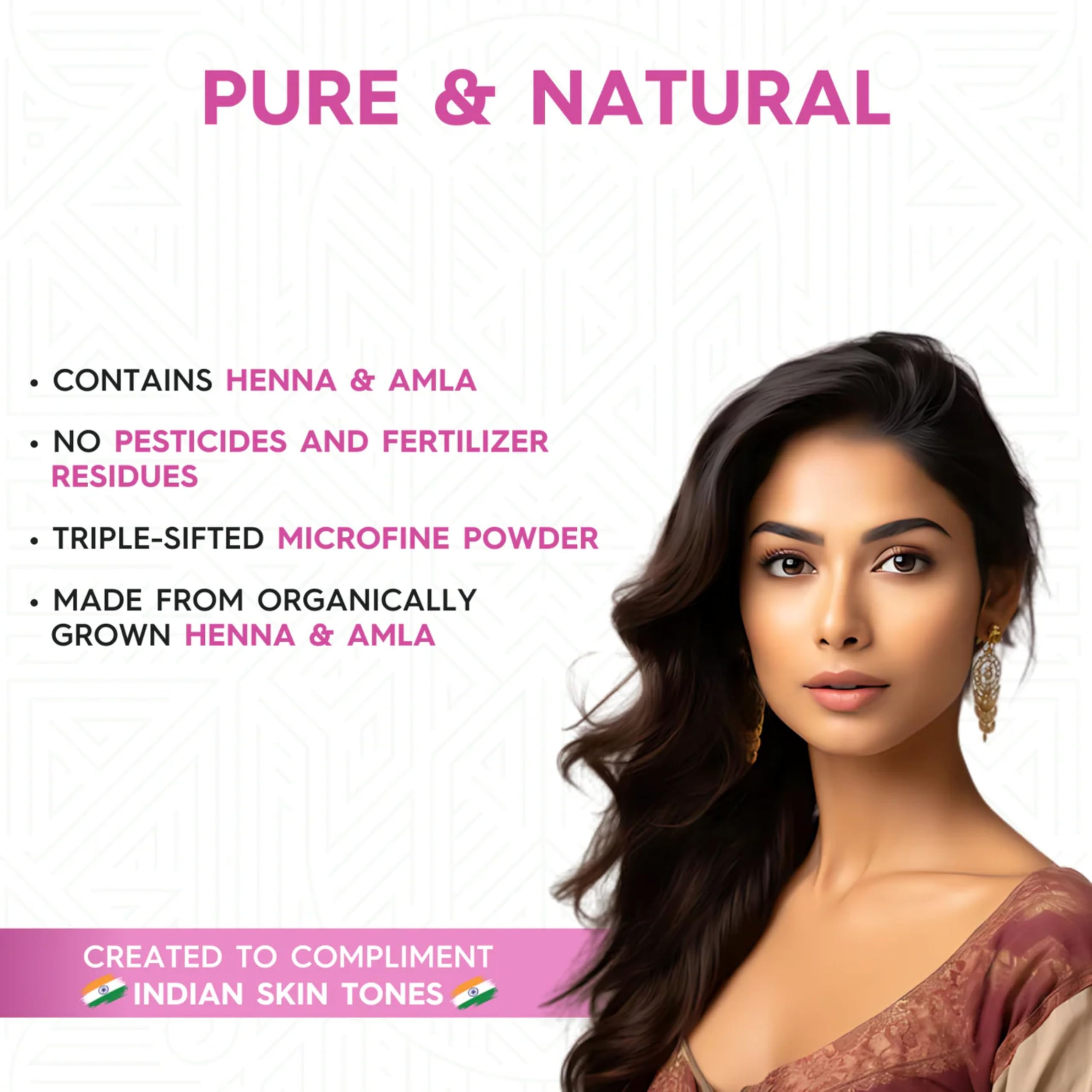 Natural Henna Hair Dye for Women - Sterling Naturals Ammonia-Free & Chemical-Free Dark Brown Hair Color (Pack of 12) | Safe Herbal Hair Coloring for Gray Coverage & Conditioning at Home