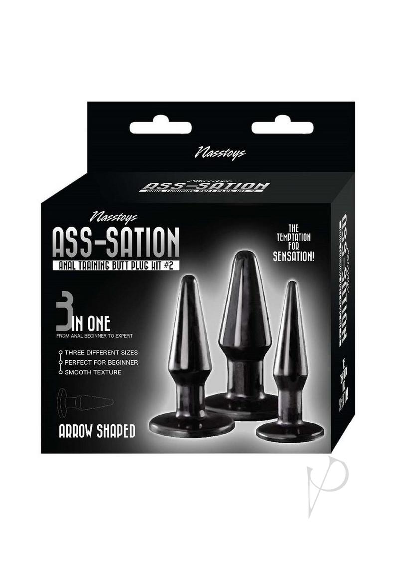 Premium 3-Piece Anal Trainer Kit - Comfortable Butt Plug Set for Beginners & Enthusiasts | Smooth Silicone, Gradual Sizing | Perfect for Solo Play & Couples Exploration (Black)
