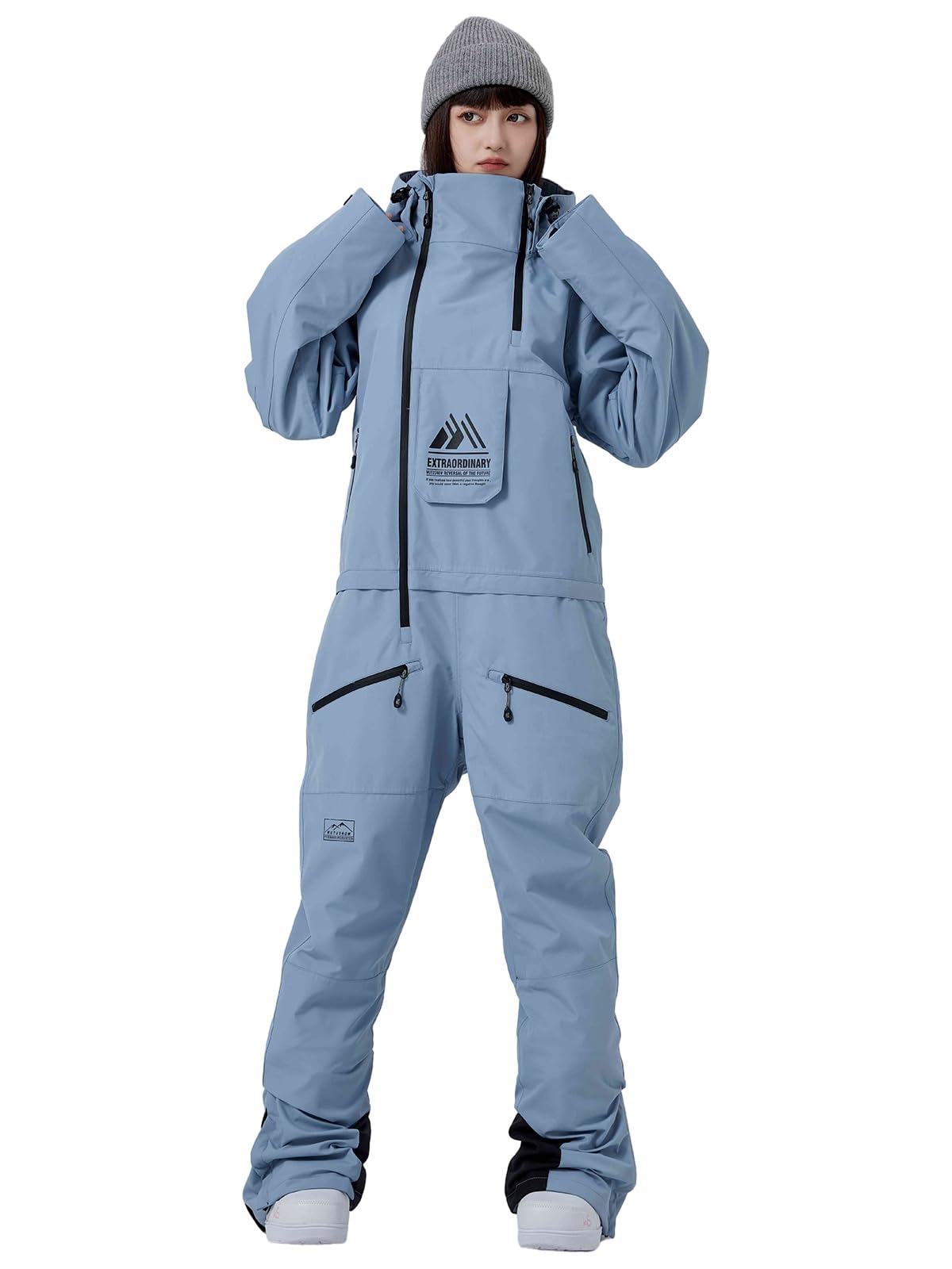 RIUIYELE Insulated Waterproof Ski Suit for Women & Men - Winter Snowboard Jumpsuit, Thermal Snowsuit for Outdoor Activities | Perfect for Skiing, Snowboarding & Cold Weather Adventures
