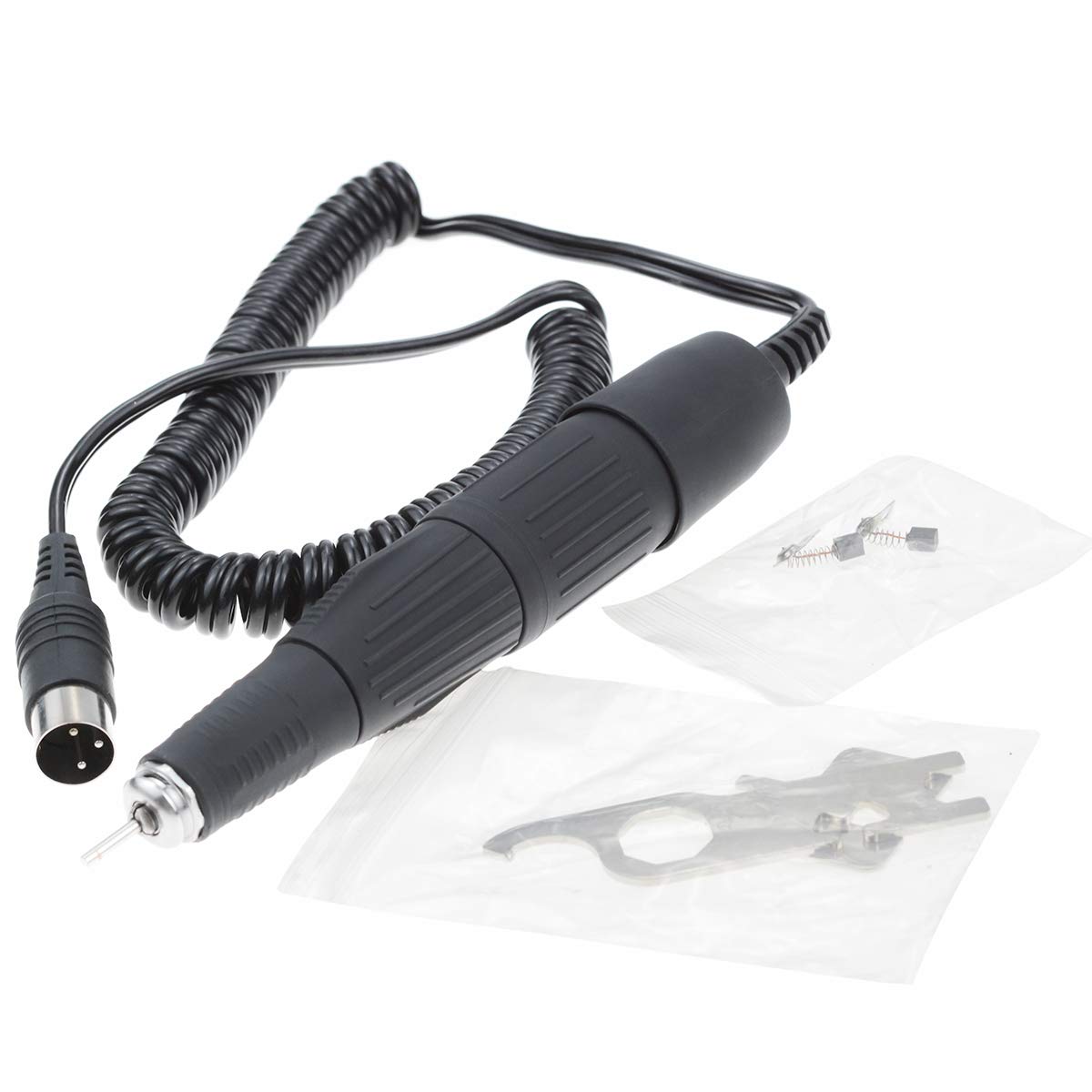 NSKI Lab Equipment Carbon Brush 45000RPM SHIYANG-N8 Professional Micromotor Nail Drill Machine with Foot Pedal Control (Includes H37LN) - Perfect for Nail Salons, Dental Labs & DIY Nail Art