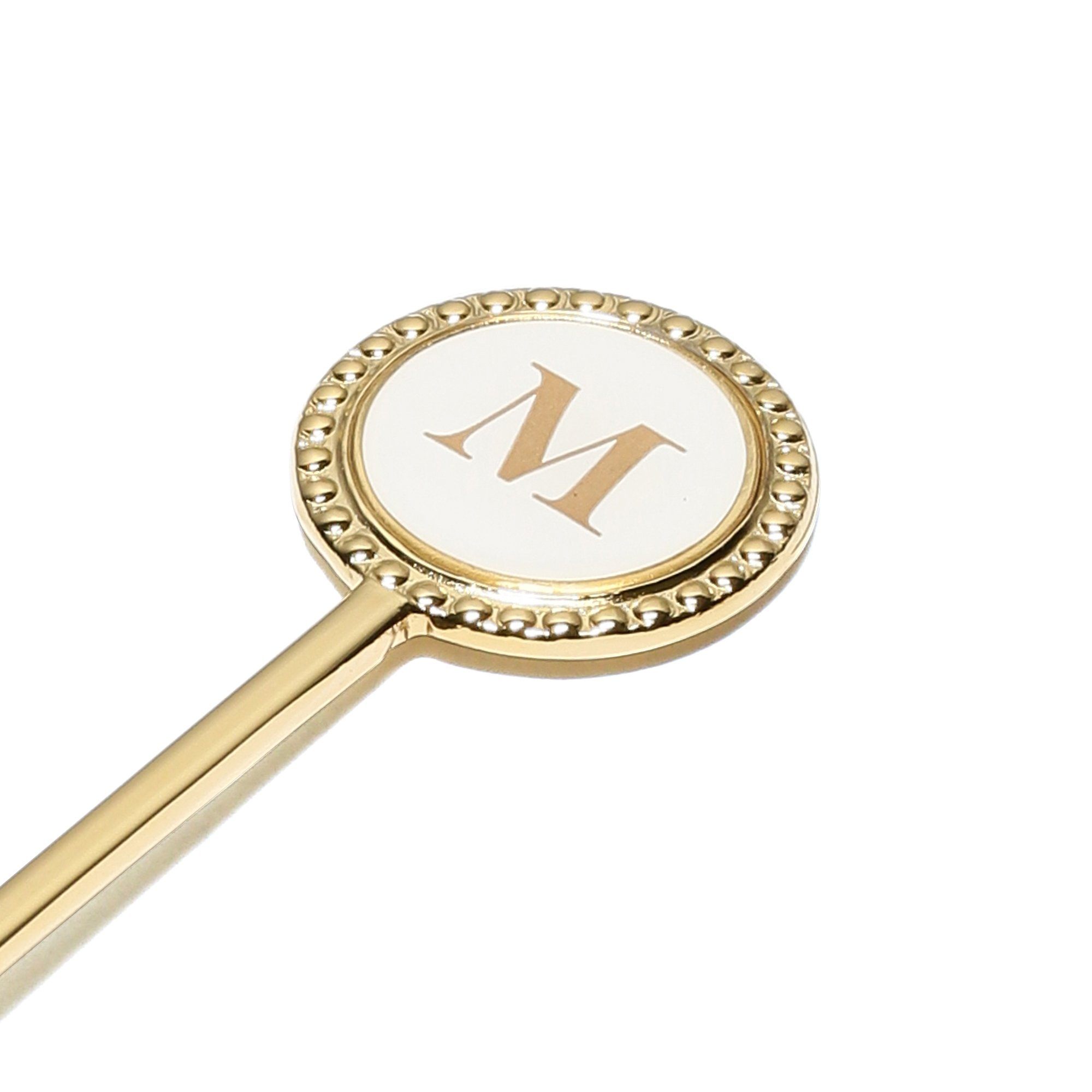 Elegant Initial Teaspoon Set - Personalized Monogrammed Silverware for Tea & Coffee - Perfect for Gifts, Bridal Showers, and Elegant Dining