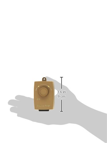 KB Electronics 8811005 Dial-A-Temp Fan Speed Controller - Adjustable Temperature & Airflow Control for Home, Office & Workshop Ventilation Systems