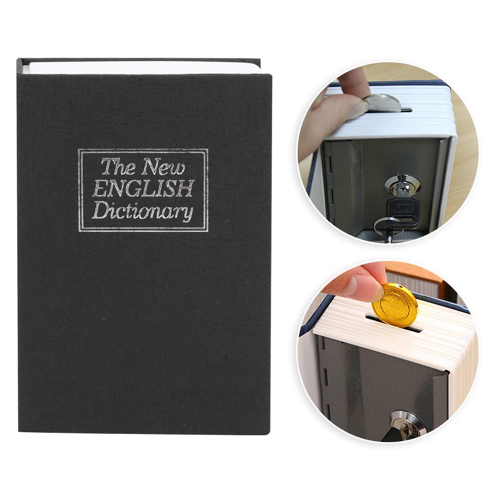 Secure Money Storage Box with Lock - Portable Mini Cash Safe for Home, Office & Travel - Durable & Stylish Safety Box for Valuables, Jewelry & Documents