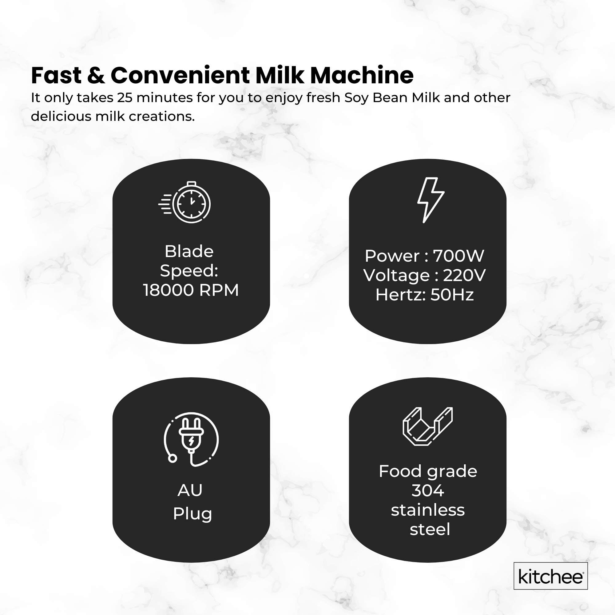 1.2L Electric Soy Milk Maker Machine - Automatic Nut Blender for Almond, Soya & More | Perfect for Homemade Soy Milk, Almond Milk & Healthy Smoothies