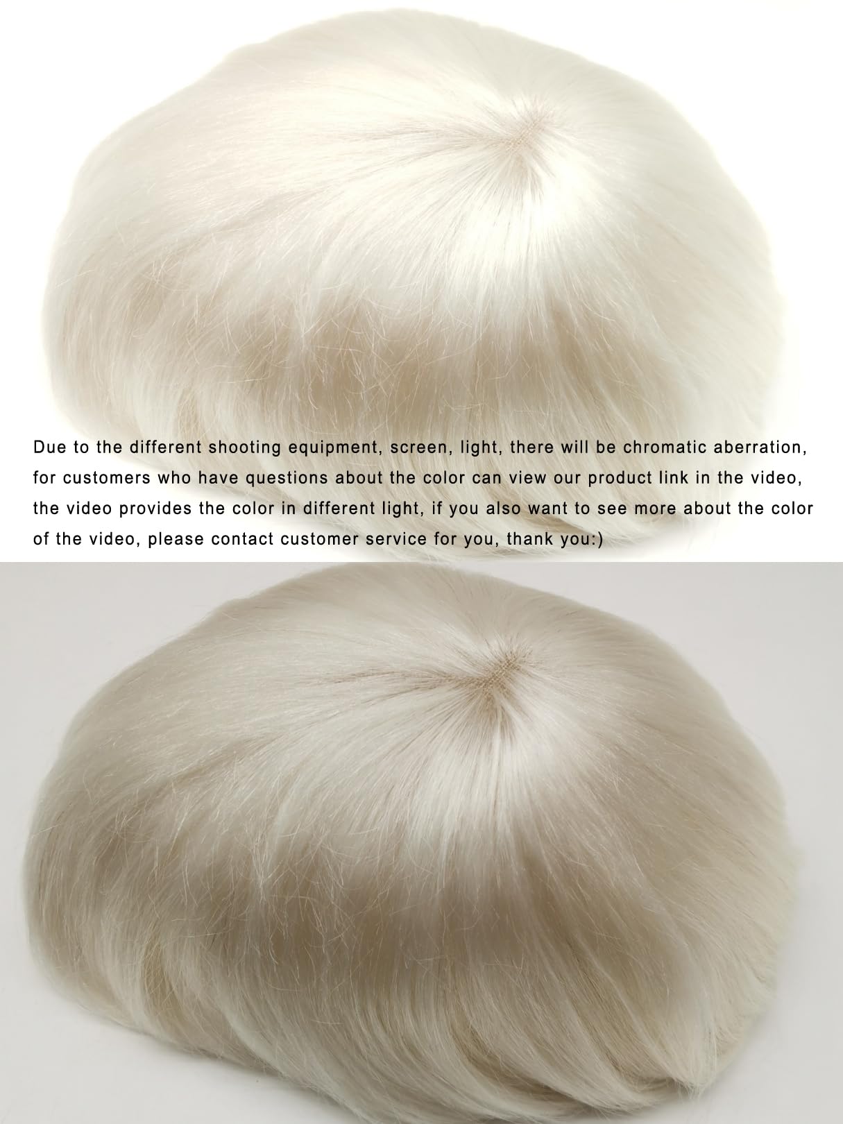 YANAHAIR Men's Toupee - Real Human Hair Replacement System with Fine French Lace - Customizable Natural-Looking Hairpiece (Blonde/Grey, 8x10) - Perfect for Daily Wear, Special Occasions & Hair Loss Solutions