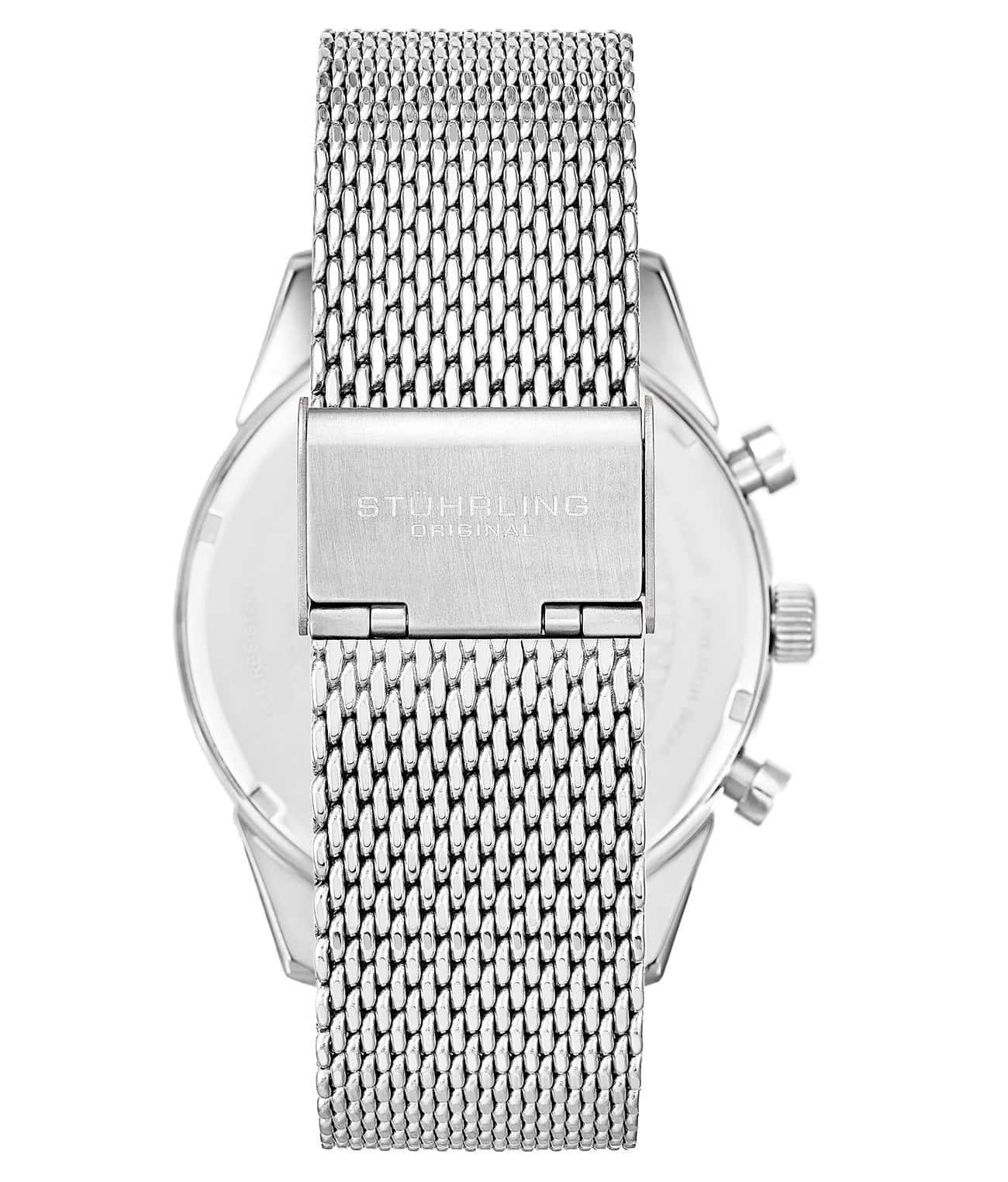 Rialto 3975L 44mm Quartz Chronograph Watch for Men - Stylish & Durable Timepiece for Business, Casual & Outdoor Activities
