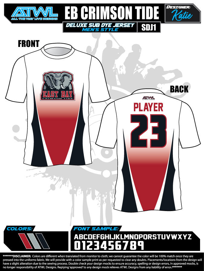 East Bay Fall League Men's Sublimated Basketball Jerseys - Custom Team Uniforms for Basketball Tournaments & Streetwear Fashion