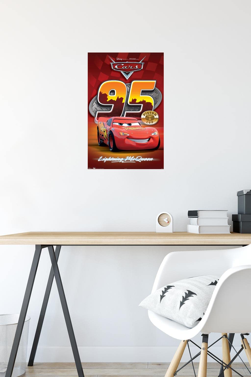 Disney Pixar Cars Lightning McQueen Wall Poster - 14.725
