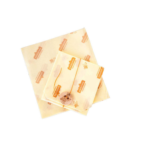 Eco-Friendly Beeswax Food Wrap - Reusable Sandwich Wrap & Food Storage (1 Pack) - Perfect for Picnics, Lunch Boxes & Zero Waste Kitchens