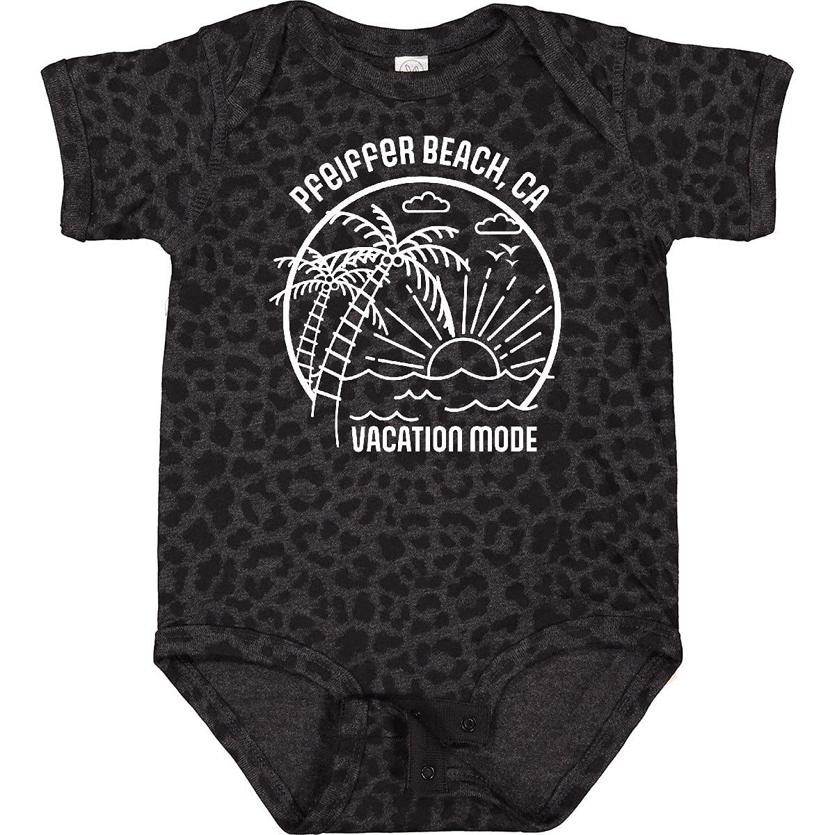 Inktastic Summer Vacation Mode Pfeiffer Beach California Baby Bodysuit - Cute Infant Onesie for Beach Trips & Family Vacations - Perfect Gift for Newborns & Toddlers