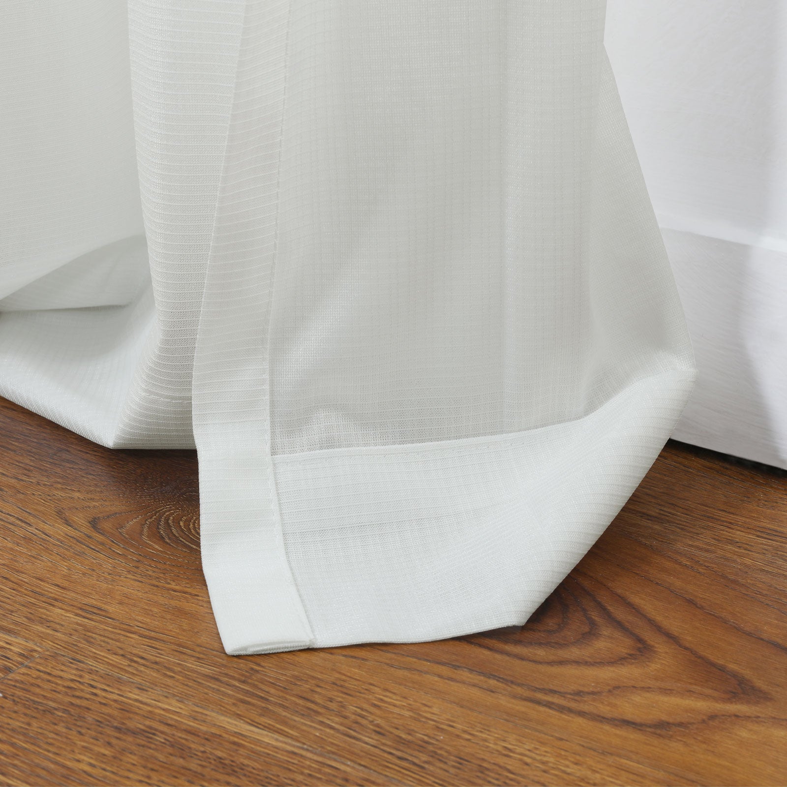 Bella Scratch-Resistant Pet-Friendly Sheer Pleated Curtains for Living Room & Bedroom - Light Filtering & Privacy Window Drapes