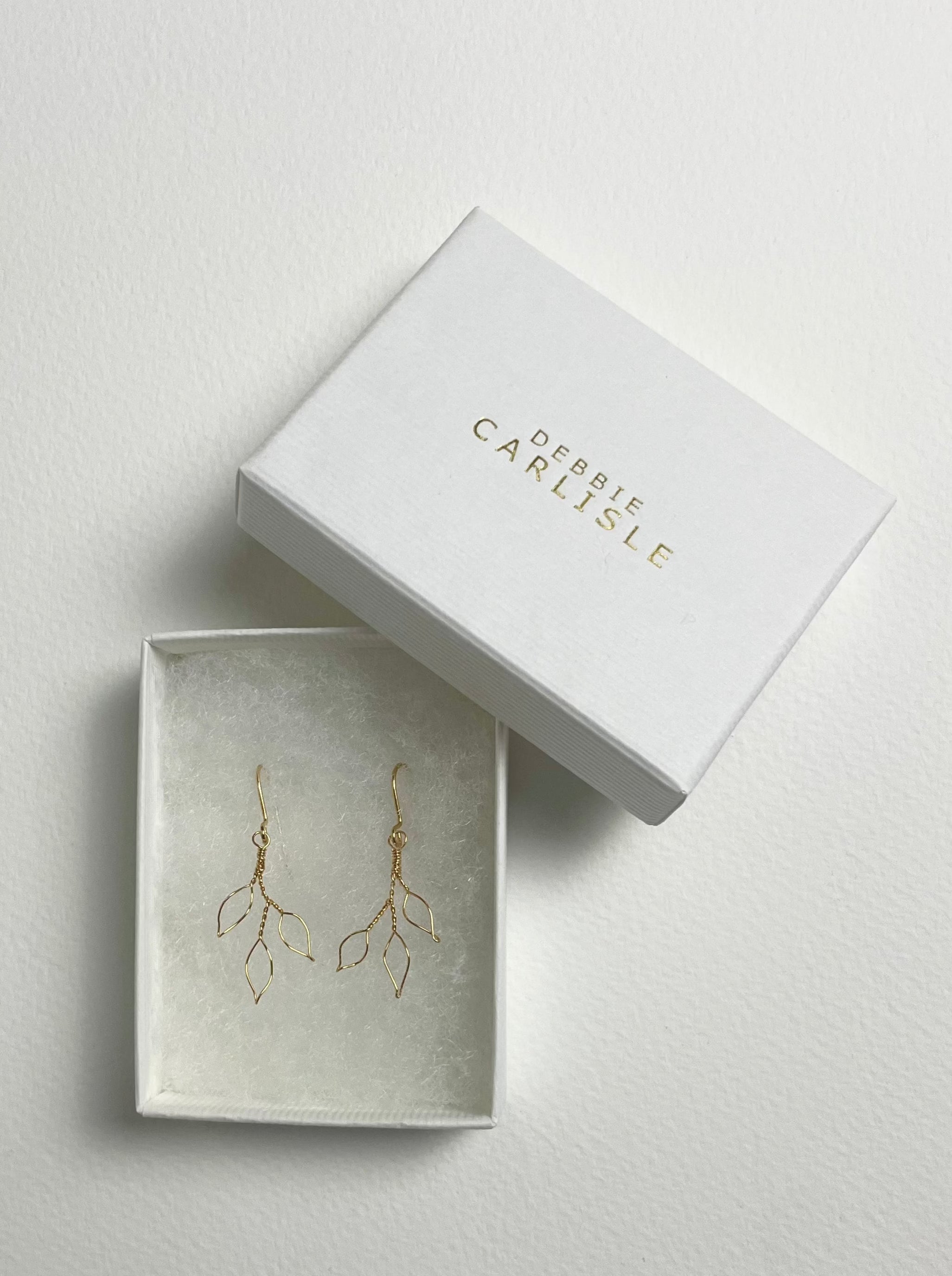 Eco-Friendly Small Leaf Drop Earrings - Gold & Silver Plated Dangle Earrings for Women | Nature-Inspired Jewelry for Casual Wear, Parties & Gifts