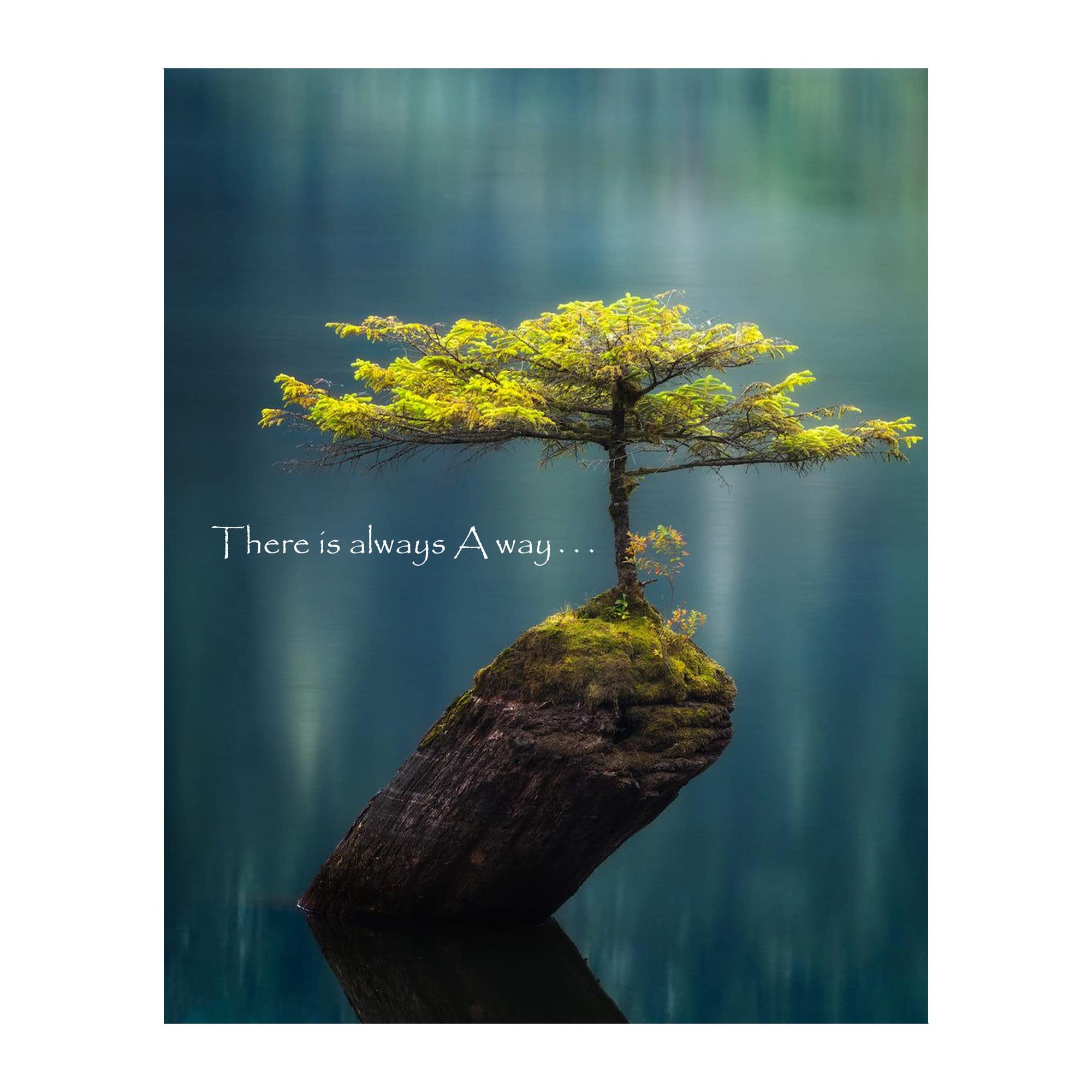 Inspirational Quotes Wall Art Print - Motivational Poster for Home, Office, Bedroom & Classroom Decor - Unframed 8x10