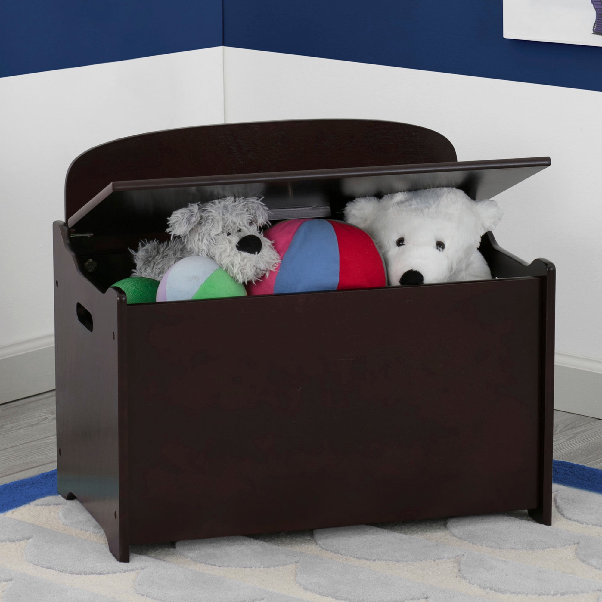 MySize Deluxe Toy Box - Large Storage Organizer for Kids' Toys, Books & Games | Perfect for Playrooms, Bedrooms & Daycares