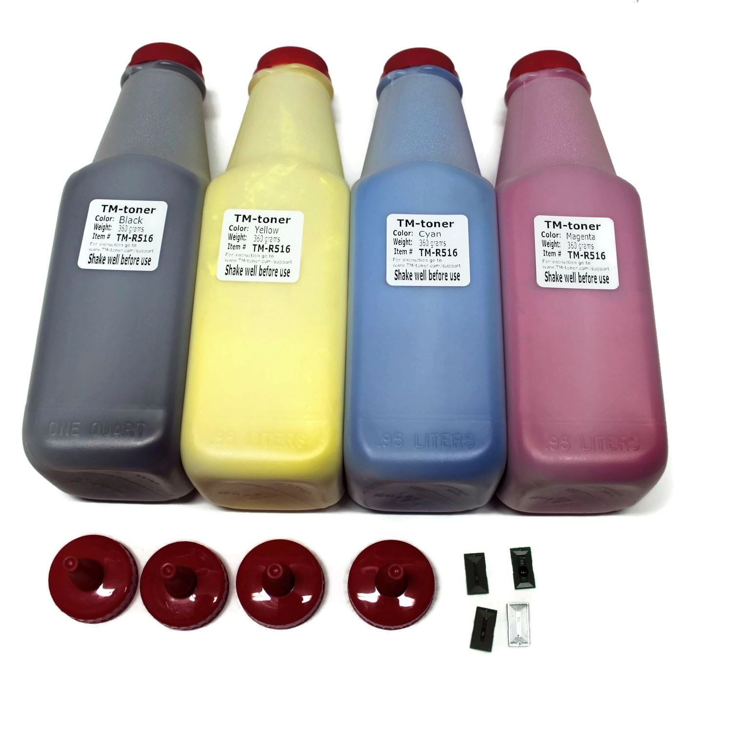 TM-toner 4 Compatible Toner Refill Kit with Chips for Ricoh SP C811/SP C811DN/C811DNHA Printers - High-Quality Replacement Ink Cartridges for Office & Home Printing
