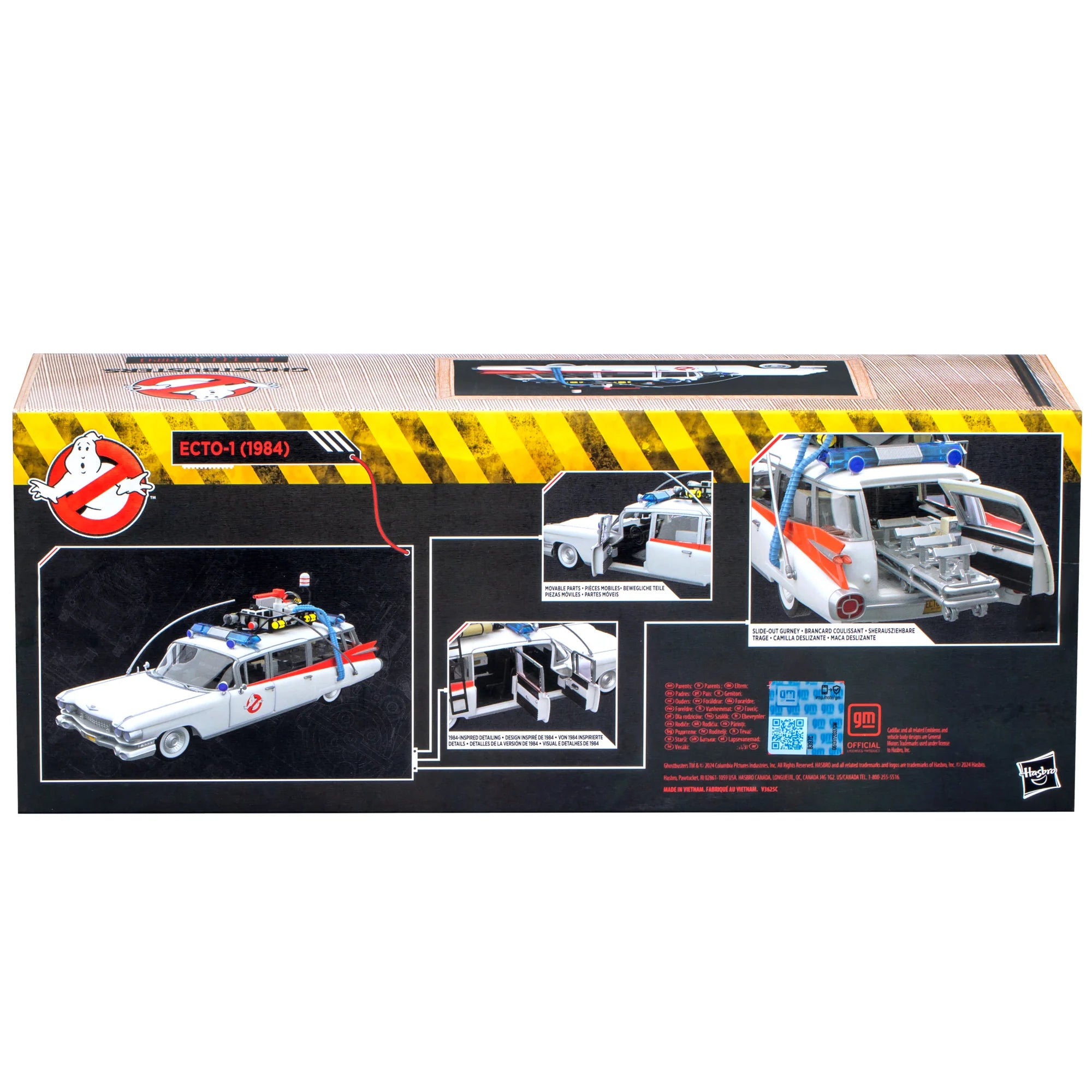 Hasbro Ghostbusters Plasma Series Ecto-1 (1984) Die-Cast Vehicle - Collectible Movie Replica Toy for Fans | Perfect for Display, Play & Nostalgic Gift Giving