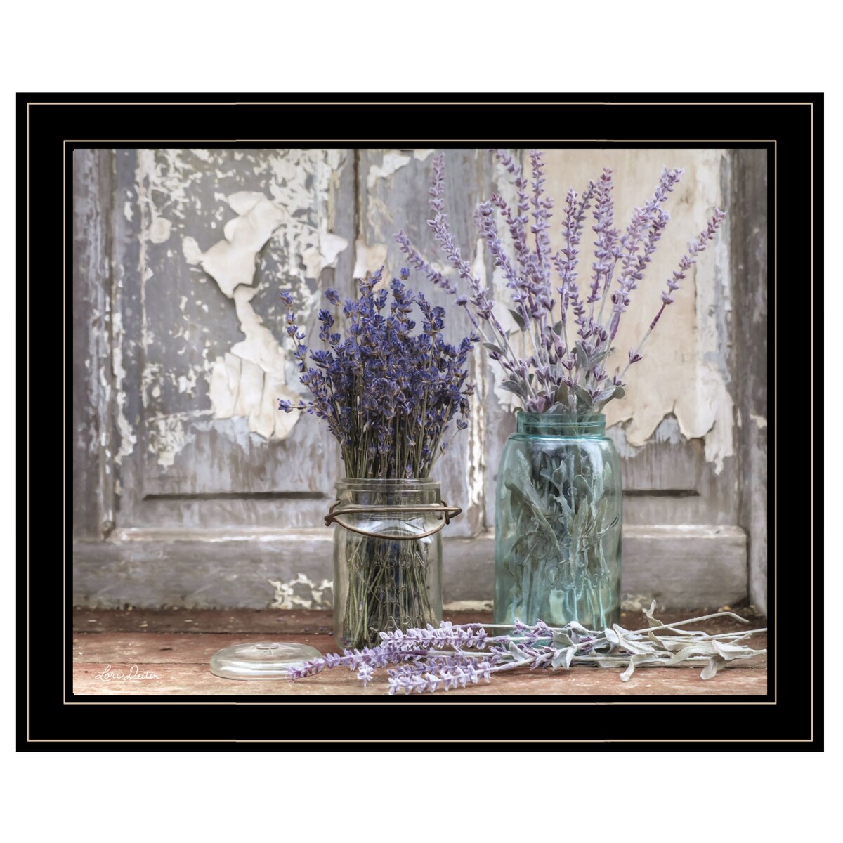 Abundance of Beauty by Lori Deiter - Ready to Hang Framed Wall Art Print with Black Frame - Perfect for Living Room, Bedroom & Office Decor